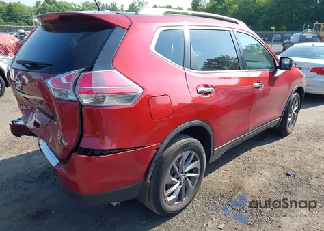 2016 Nissan Rogue Sl z USA, uszkodzony, nr VIN 5N1AT2MV1GC744935